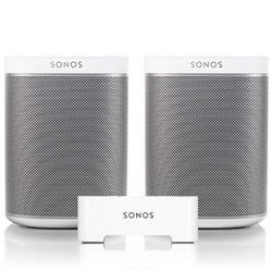 Sonos 2X PLAY:1 + BRIDGE