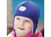 100% Merino Reversible Hat - French Navy