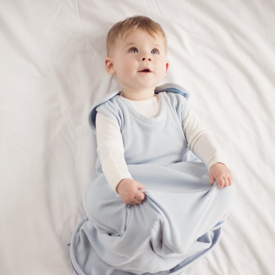 Merino Baby & Toddler Sleep Bag - Sky Blue