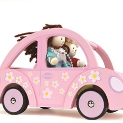Sophie's Car - wooden dolls car by Le Toy Van